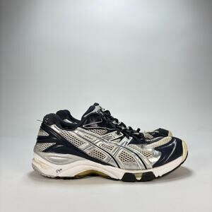 ASICS GEL-Nimbus 10.1 Navy Blue Metallic Silver Running Shoes B050N Women's Sz 9